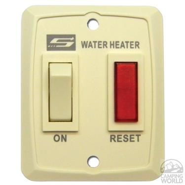 Suburban | Water Heater On/Off Wall Switch | 232795 | 620007 | 234795 | Cream