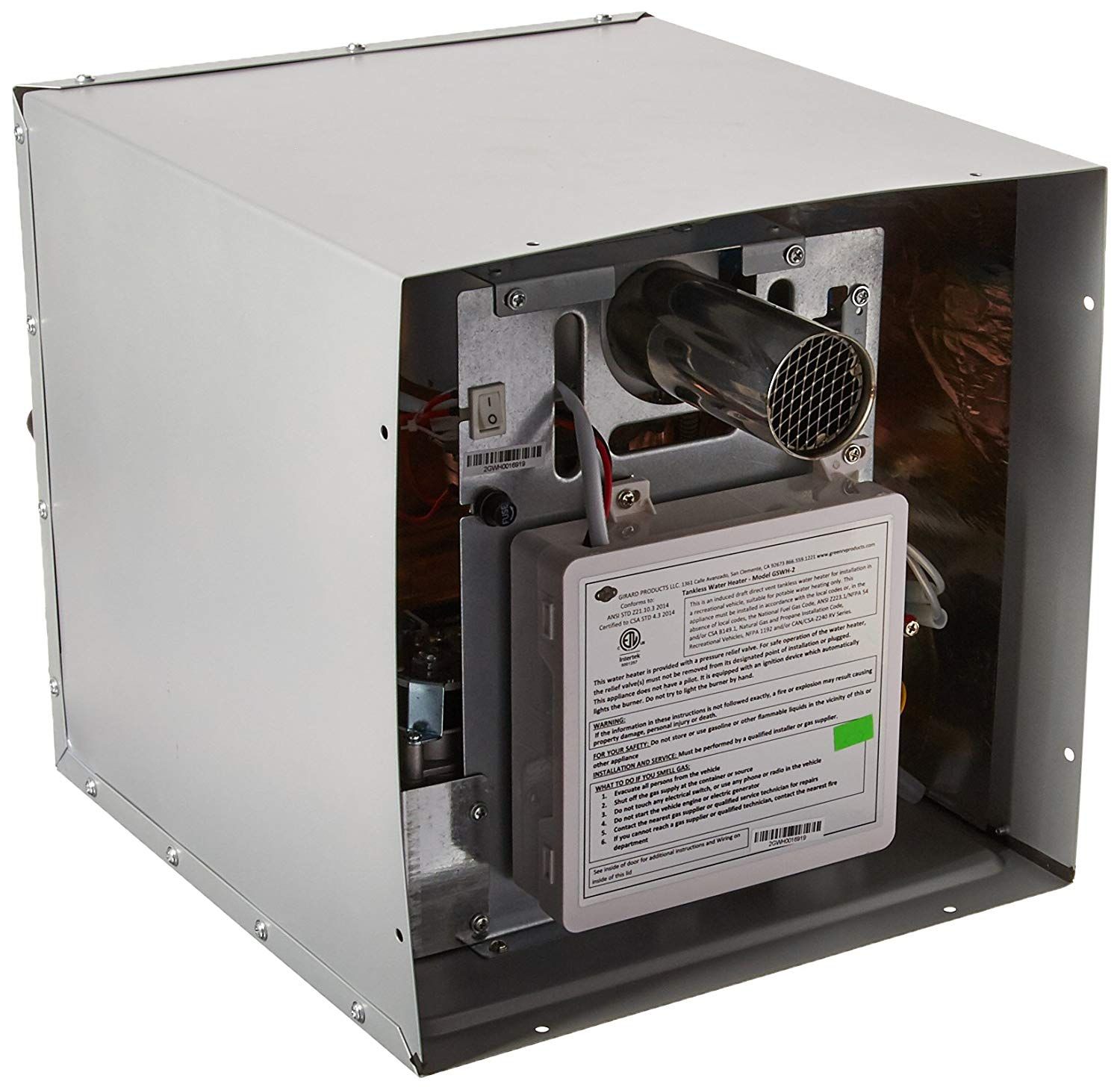 Lippert | Girard Tankless RV Water Heater | 2GWHAM | GSWH | 2022107534 | GSWH-2