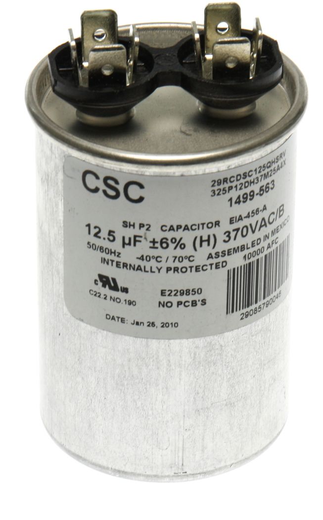 Coleman A/C Run Capacitor 12.5 MFD - 1499-5631