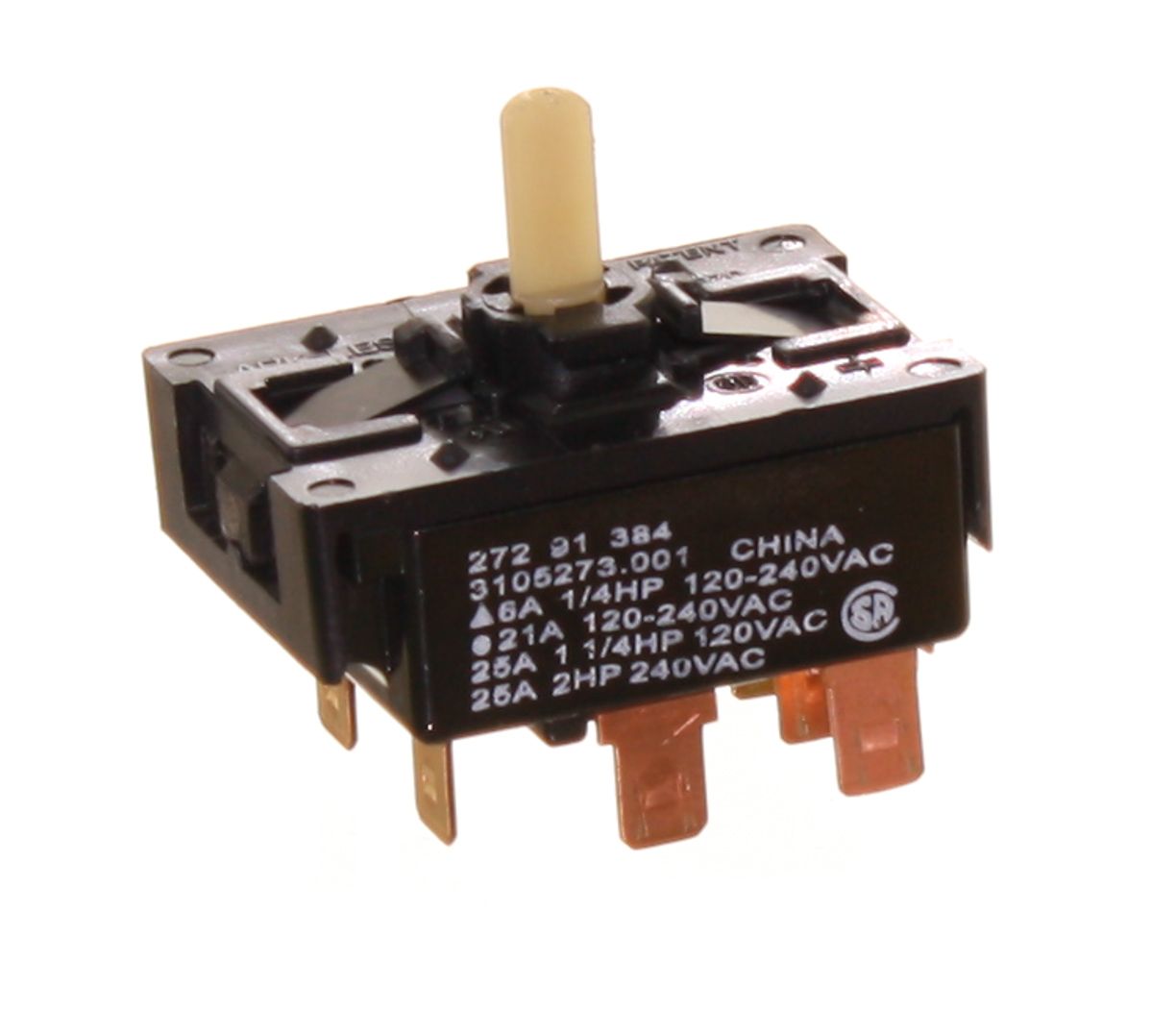 Dometic A/C 8 Position Rotary Switch - 3313107.025