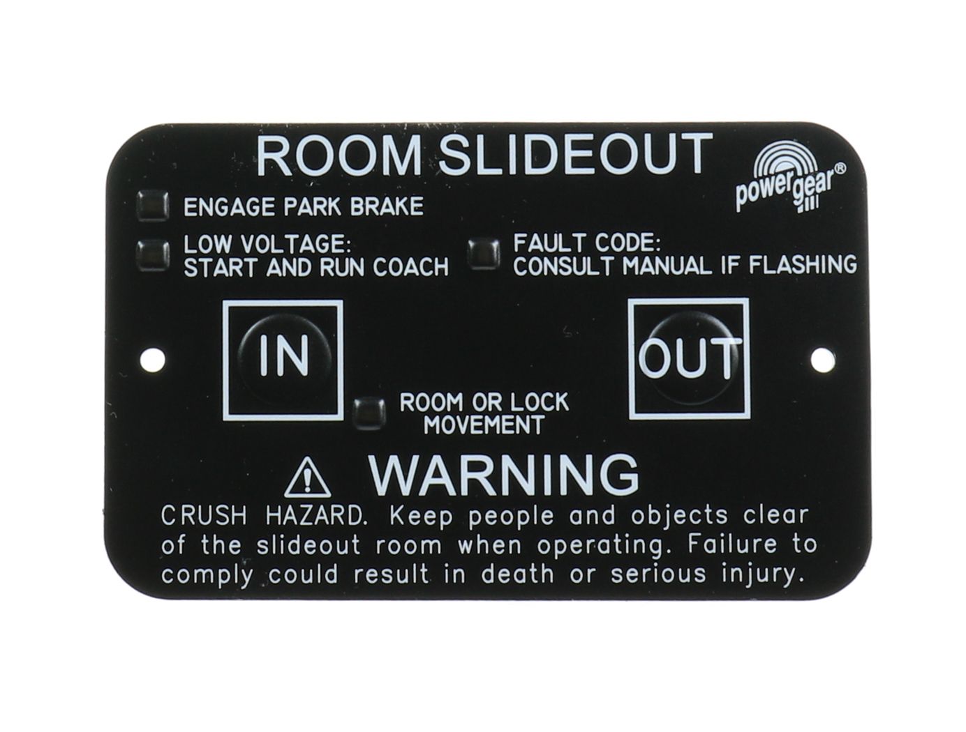 Lippert Components SlimRack Touch Pad for Room Slide-Out - 363984