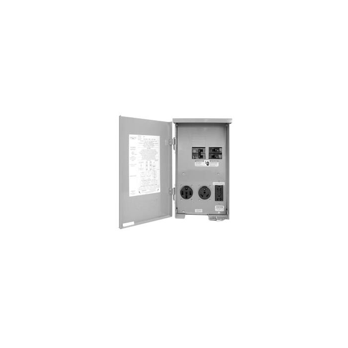 80 Amp Power Outlet with 50 Amp Circuit Breaker & GFI 80 Amp Power Outlet with 50 Amp Circuit Breaker & GFI