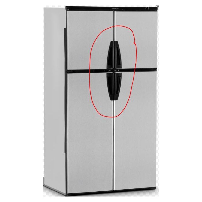 Dometic Refrigerator/Freezer Black Door Handles Combo Kit