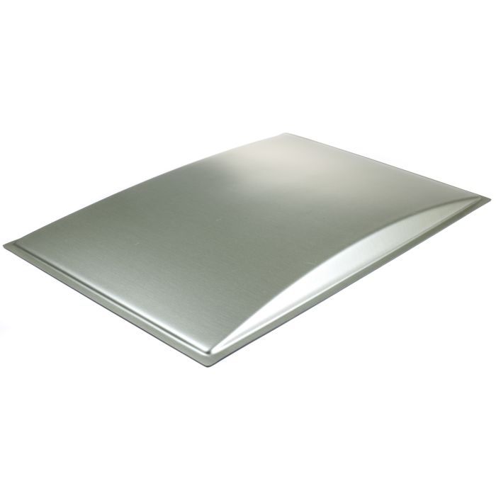 Dometic RM3962 NewGen Refrigerator Upper Lower Brushed Aluminum Finish Raised Door Panel Set