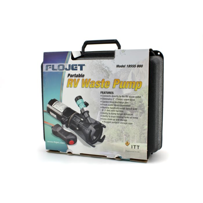 FloJet Portable RV Waste Pump System - 18555-000A