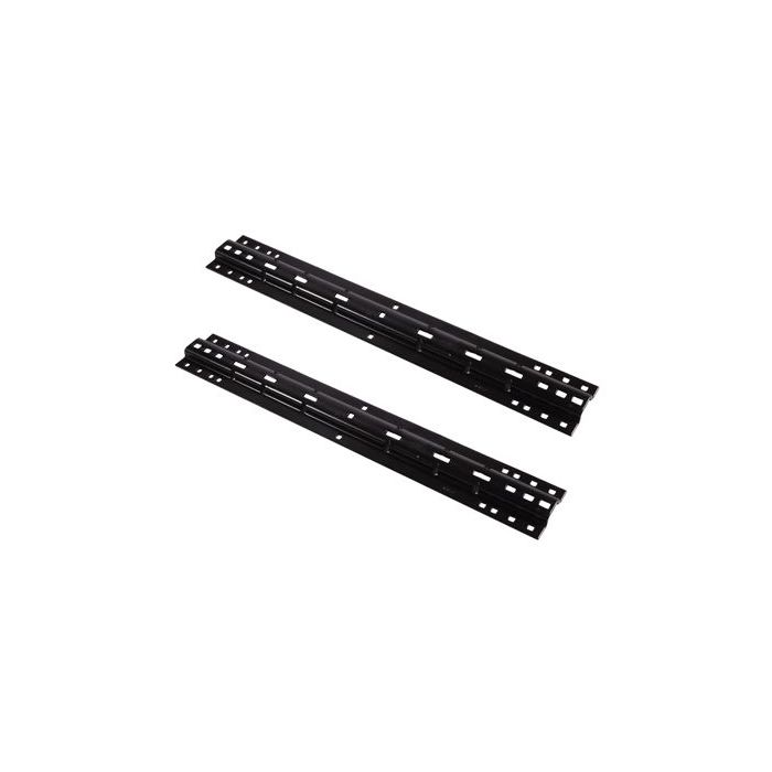 Husky Fifth Wheel Base Rails - 2 Pack Black Base Rail System For Trailer Installation