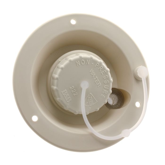 JR Colonial White Gravity Water Dish 321-A-13-A