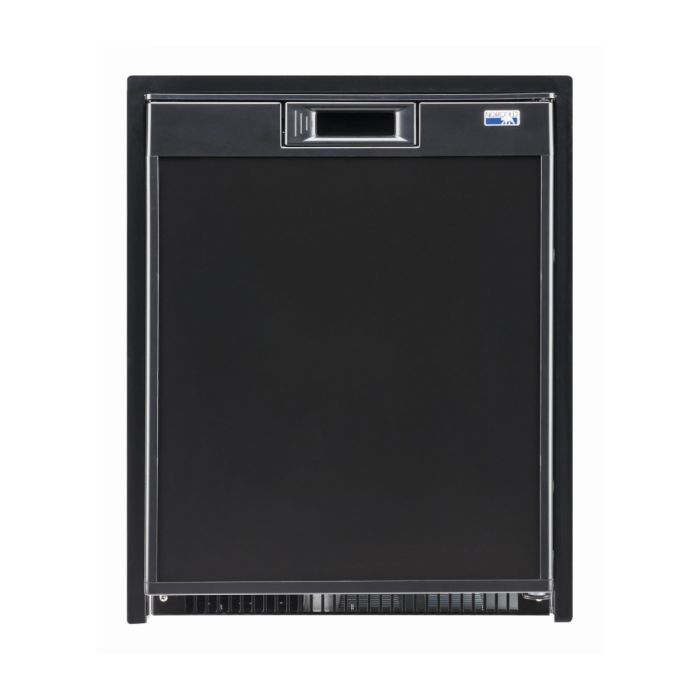 Norcold NR740BB AC/DC Compressor Black RV Refrigerator front view. Norcold NR740BB AC/DC Compressor Black RV Refrigerator front view.