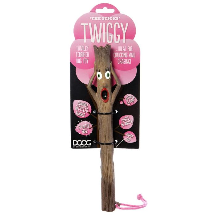 DOOG The Sticks 'Twiggy' Family Themed Dog Toy w/ Packaging.