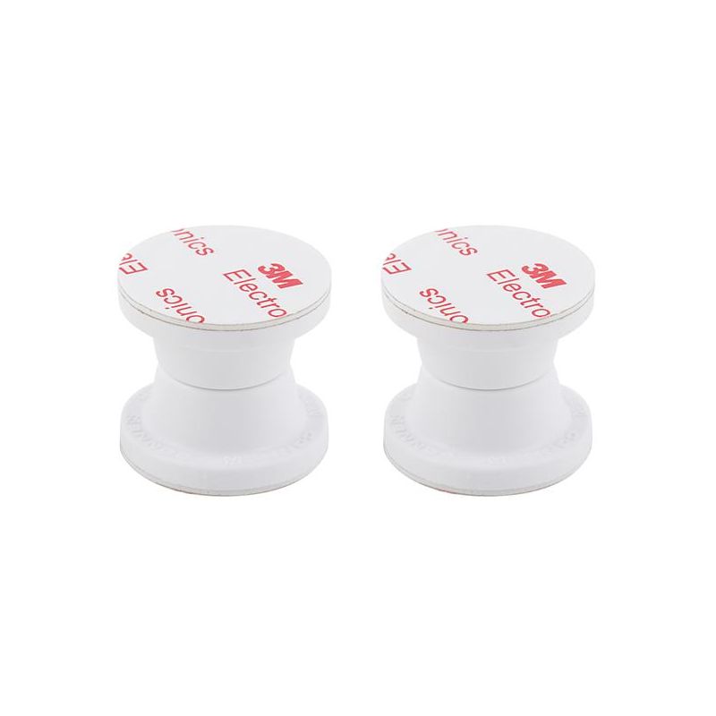 AP Products Polar White Magnetic Door Holdback-2 Sets - 013-09801
