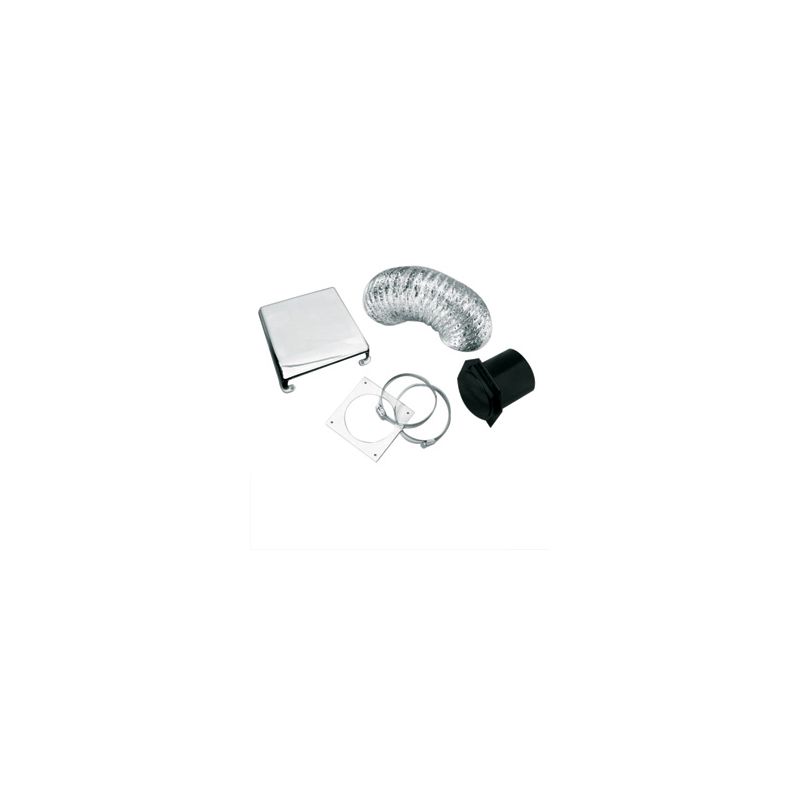 Splendide Deluxe Chrome Plated Dryer Vent Kit - VID403AC