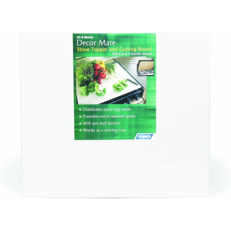 Camco White Stove Topper/Cutting Board - 43707