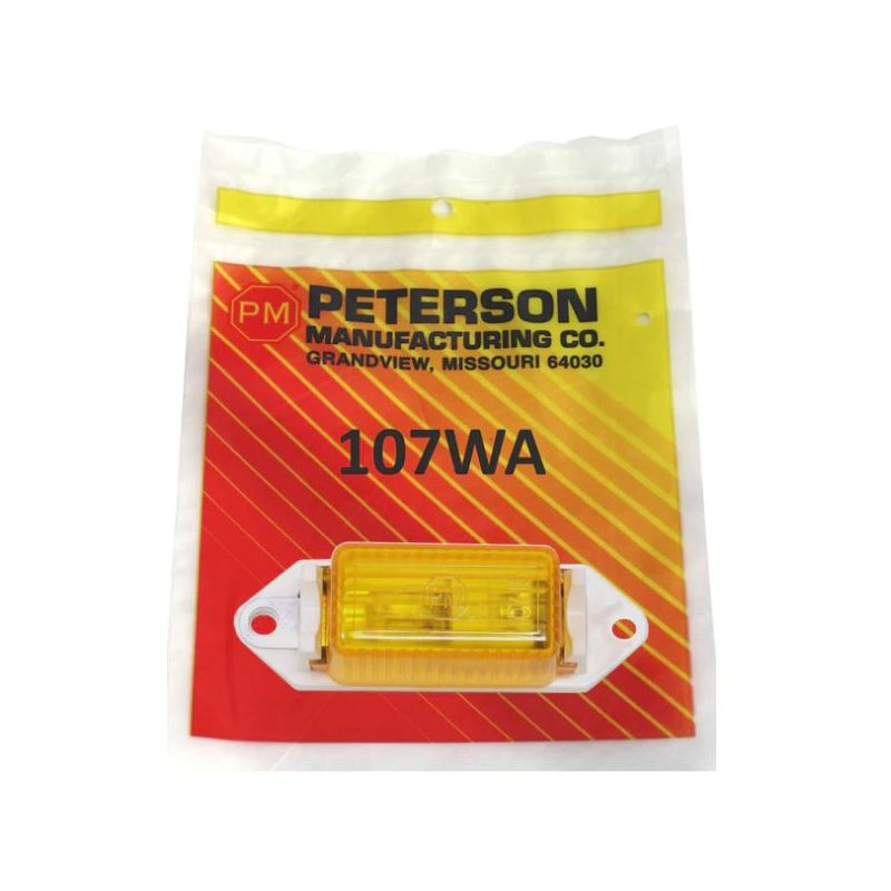 Peterson MFG Amber Incandescent Clearance/Marker Light - 107WA