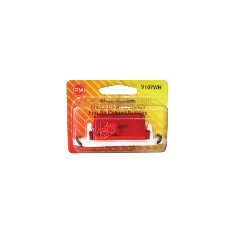 Peterson MFG Red Incandescent Clearance/Marker Light - V107WR