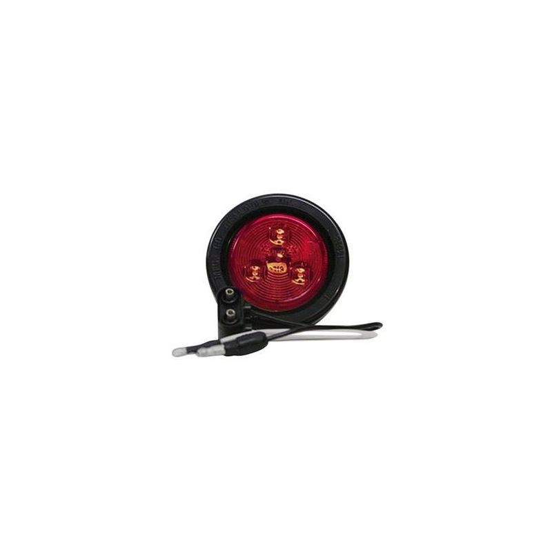 Peterson Mfg Piranha Round Sealed Red LED Clearance/Marker Light Kit - V164KR