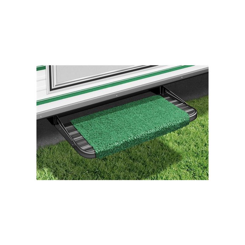Prest-O-Fit Green 18 Wraparound RV Step Rug - 2-0040
