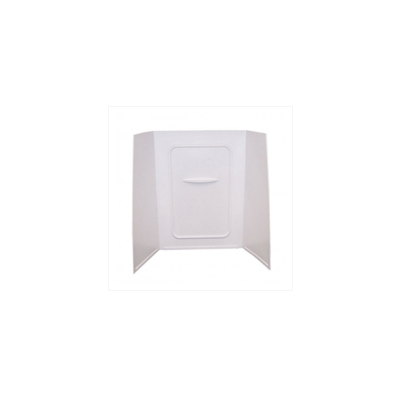 Lippert Components Better Bath 24 x 36 x 62 Bath/Shower Surround - White - 21030