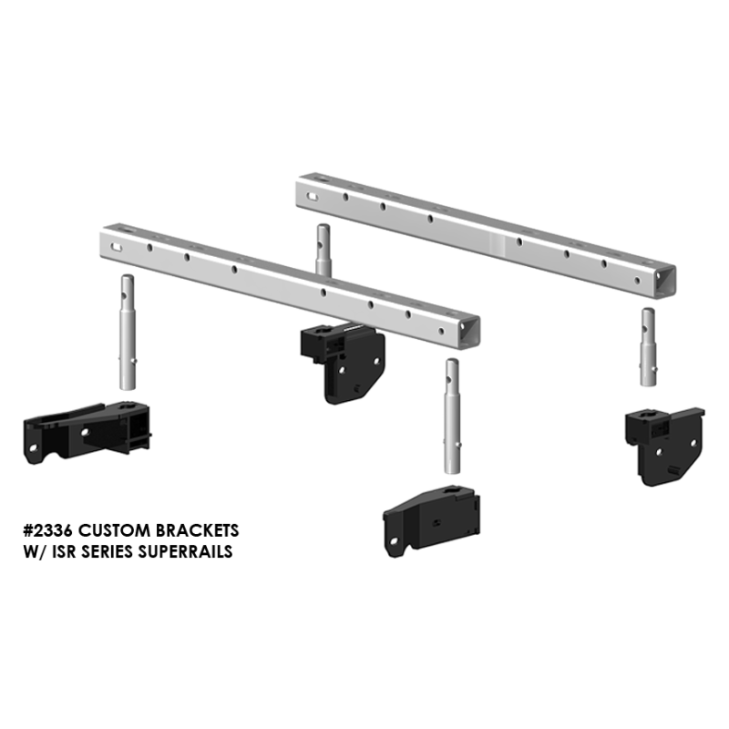 PullRite ISR Series SuperRail 20K Custom Mounting Kit for 2014-2022 Dodge Ram 25