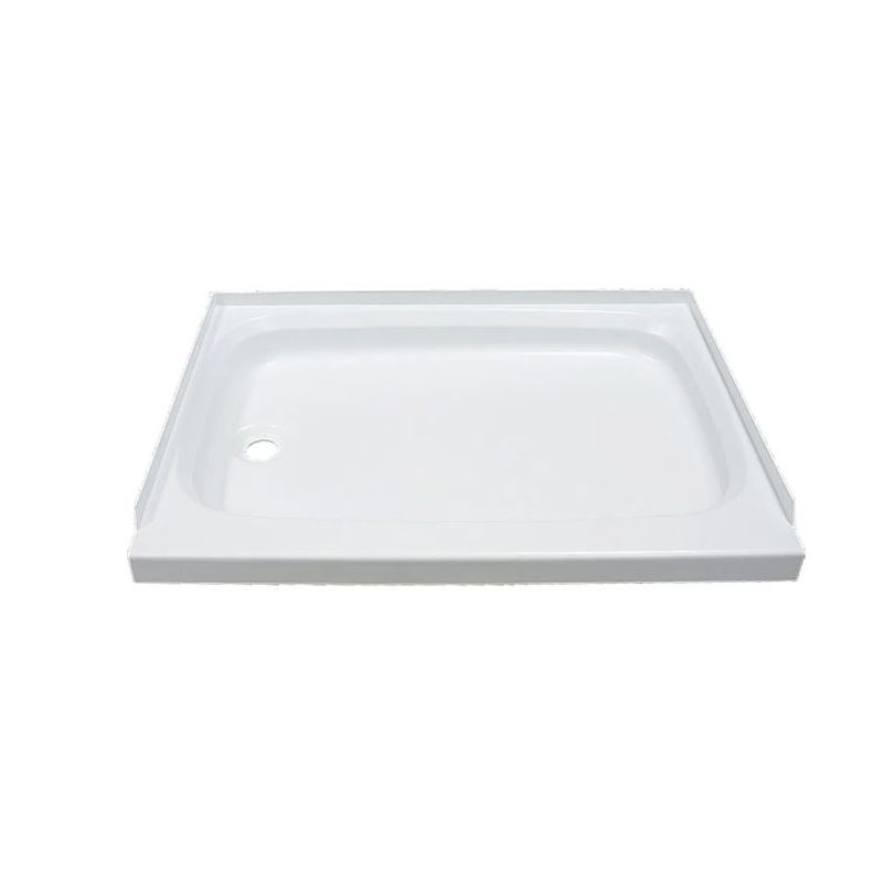 Lippert Components Better Bath 40 x 24 Left Hand Drain Shower Pan - White - 2103