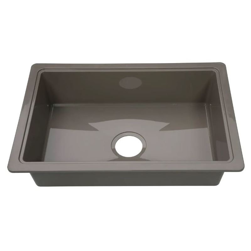 Lippert Stainless Steel Colored 25 x 17 x 6.6 ABS Plastic Kitchen Sink - 809033