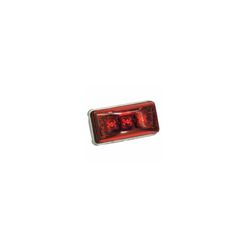 Wesbar Waterproof LED Clearance/Side Marker Light - Red - 401566