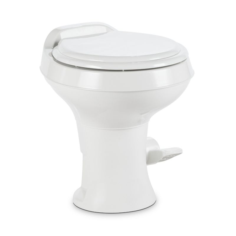 Dometic 300 Series Standard Profile White RV Toilet - 302300071