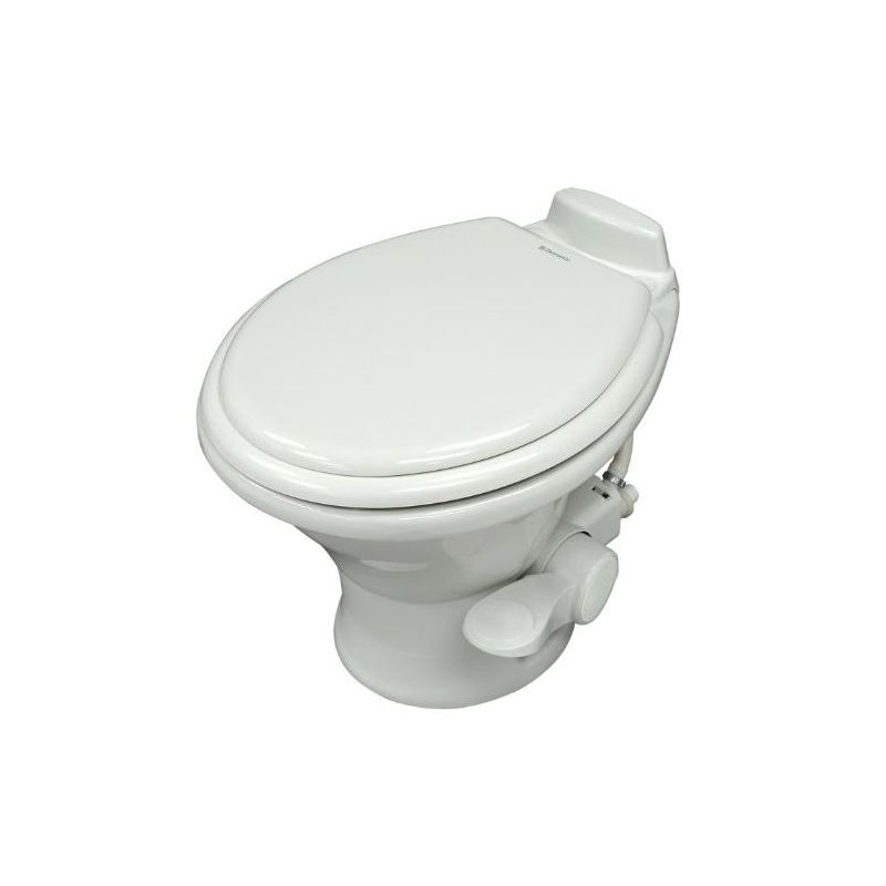 Dometic Low Profile ReVolution 311 White China Foot Flush Toilet - 302311681