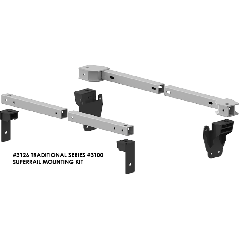 PullRite Traditional Series #3100 SuperRail 12K Mounting Kit for 2021 Ford F150