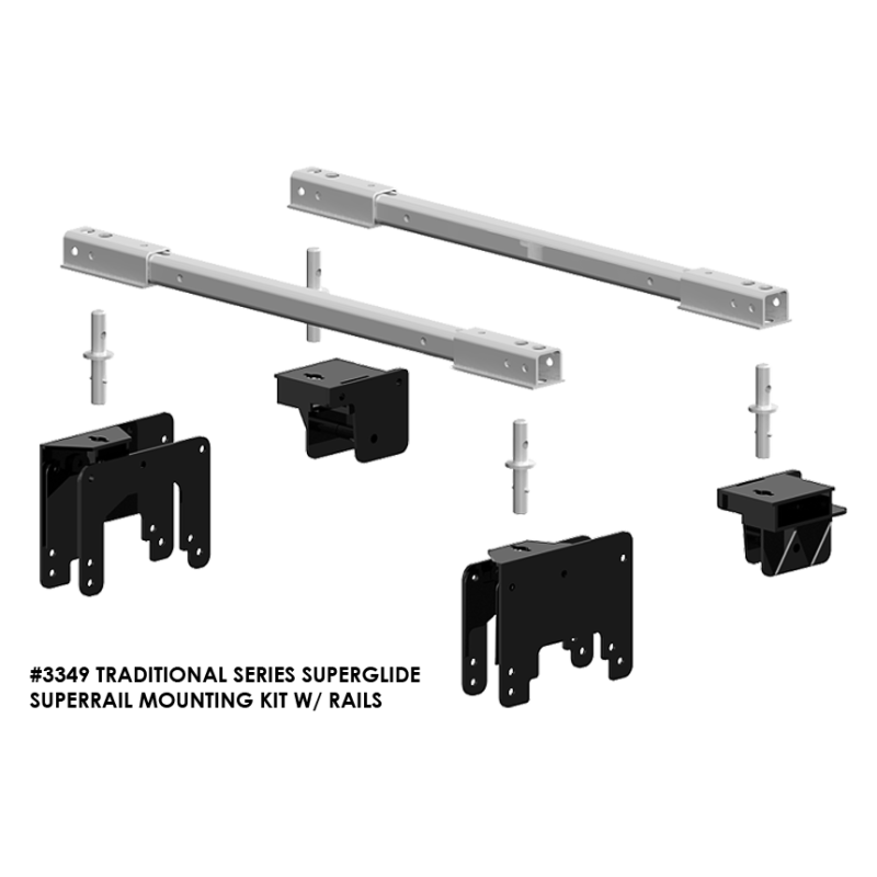 PullRite Traditional Series SuperRail 16K & 20K Mounting Kit for 2002-2012 Dodge