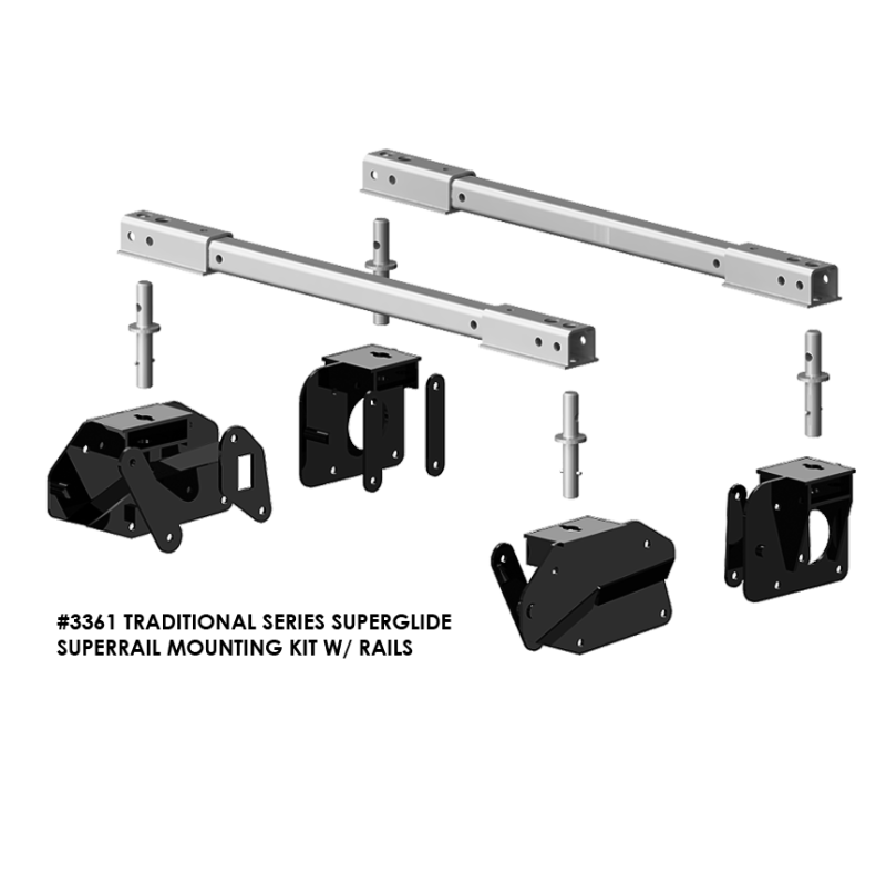 PullRite Traditional Series SuperRail 16K & 20K Mounting Kit for 2004-2014 Ford