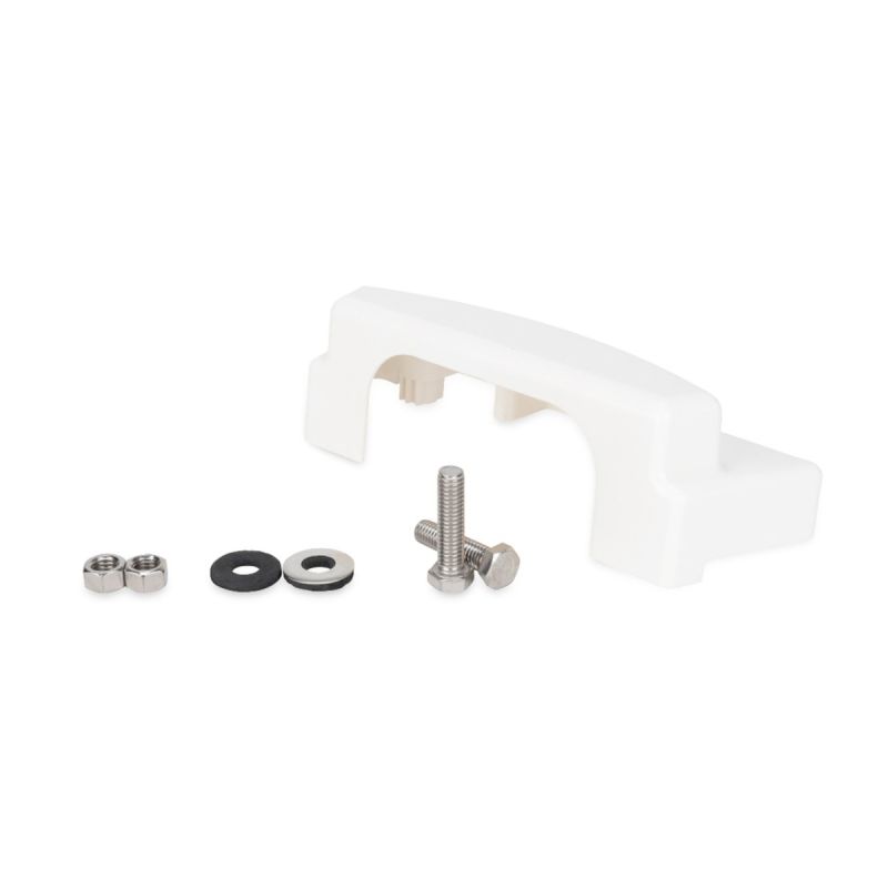 Camco Replacement White Rear Hinge Cover for Premium Ceramic RV Toilet - 41728