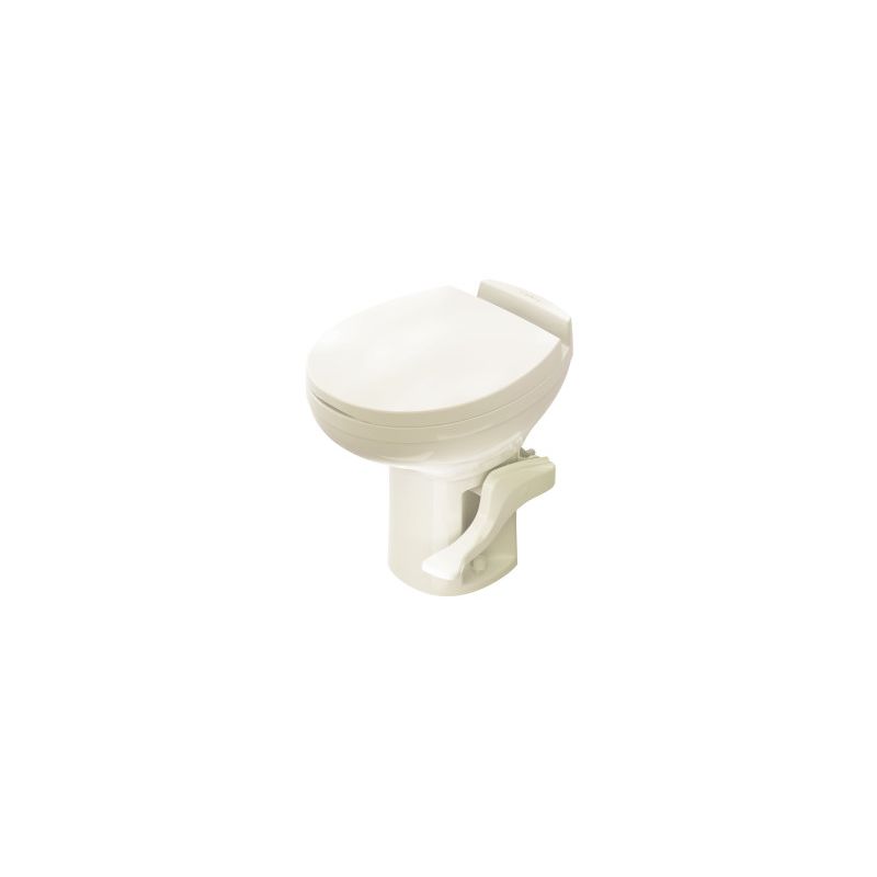 Thetford Bone Aqua Magic Residence High Profile Foot Flush Toilet - 42171