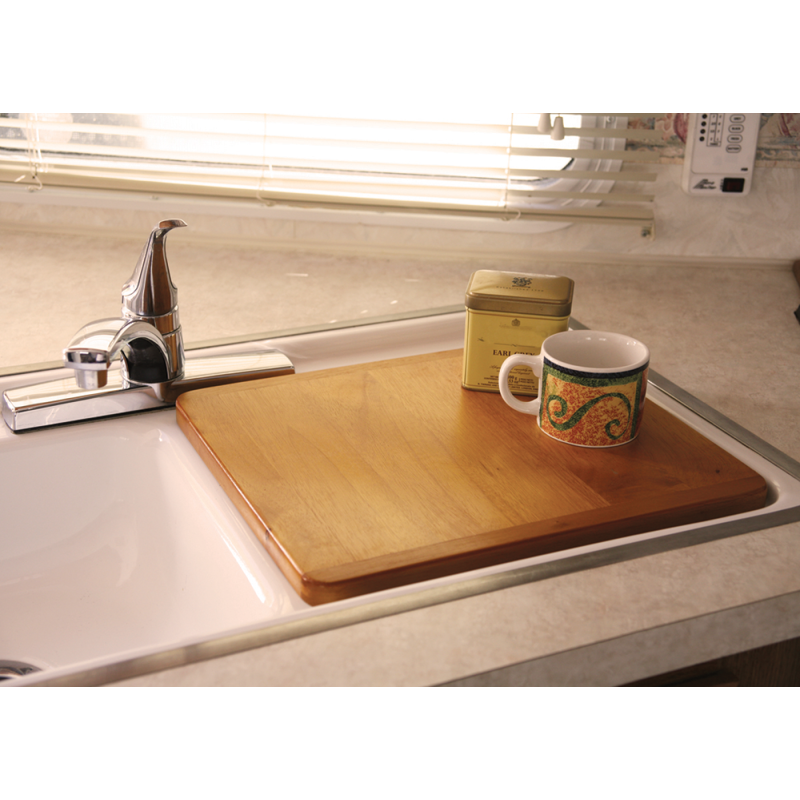 Camco Oak Sink Cover and Cutting Board - 43431