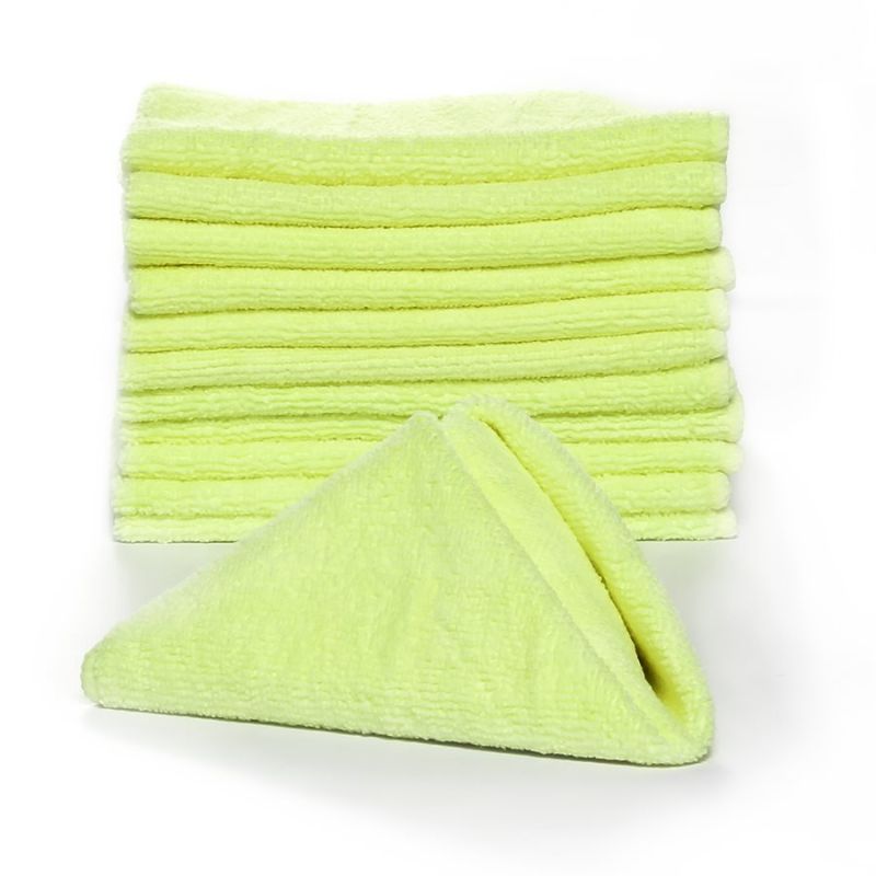 Camco Yellow Microfiber Towel -250 GMS, 12 Pack - 43572