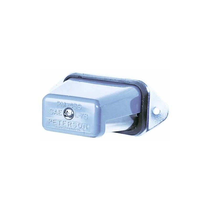 Peterson Manufacturing 436 Clear License Plate Light - 436