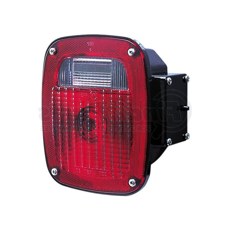 Peterson #442L Incandescent Universal LH Three-Stud Combination Tail Light - 442