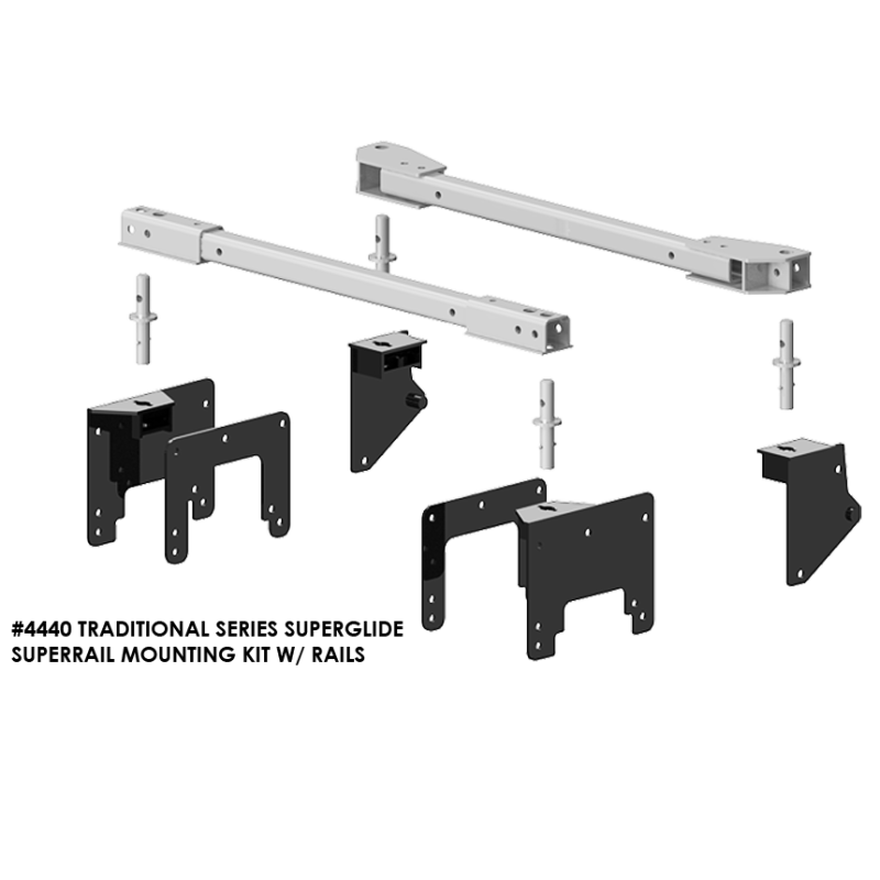 PullRite Traditional Series SuperRail 16K & 20K Mounting Kit for 2013 Dodge Ram