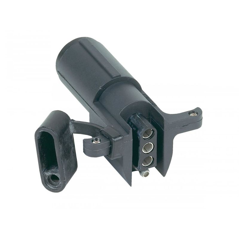 Hopkins 6-Way Round to 4-Way Flat Adapter - 47305