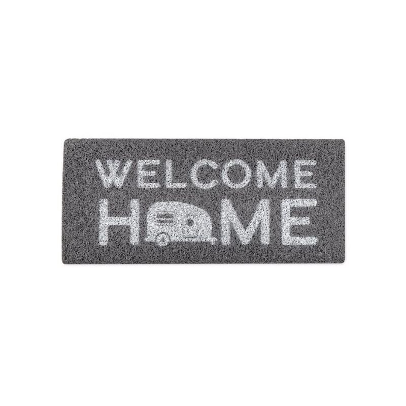 Camco Life is Better at the Campsite RV Wrap Around Step Rug, Fits 23-Inch Wide