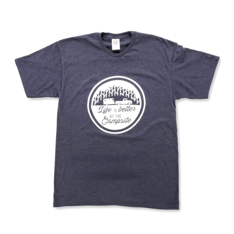 CAMCO Life is Better at the Campsite Navy Shirt - Medium - 53213