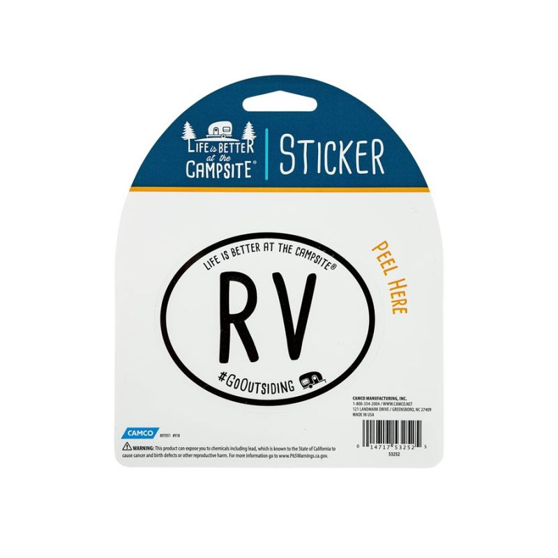 Camco Life is Better at the Campsite RV Go Out-Siding Logo Decal ...