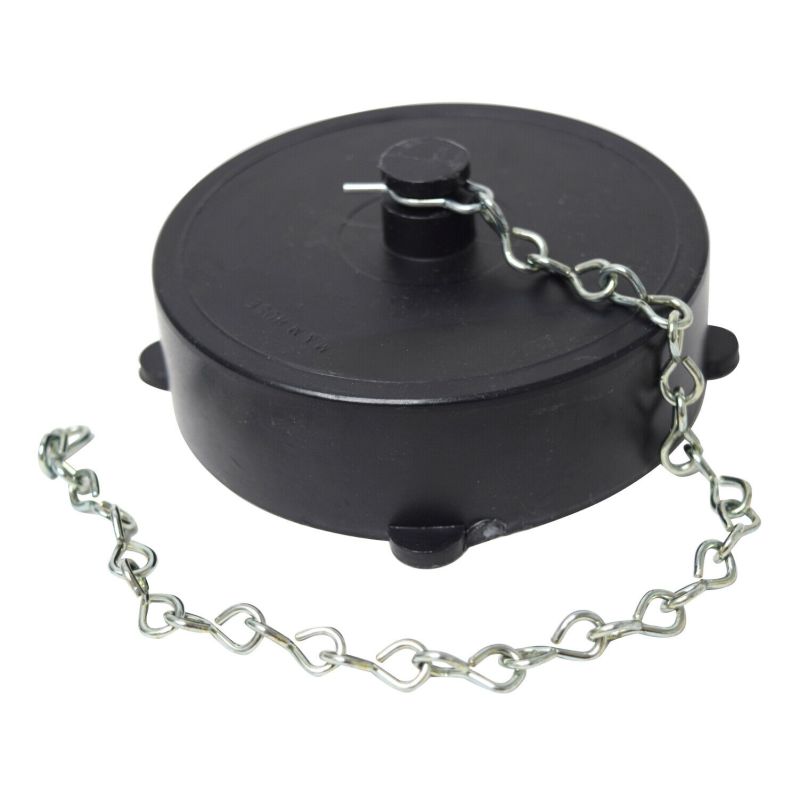 Valterra 3 Female Sewer Cap with 10 Chain - F02-2018