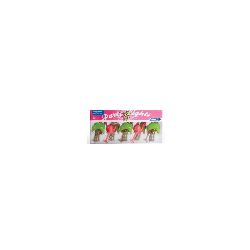 Camco Flamingo and Palm Tree Party Lights - 42662
