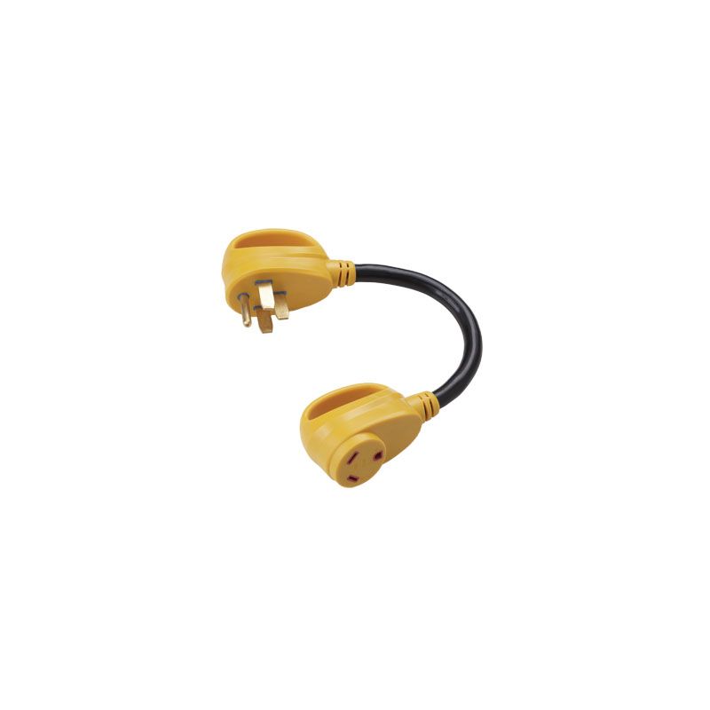 ParkPower 5030ARV Straight Blade Adapter 50A Male To 30a Female
