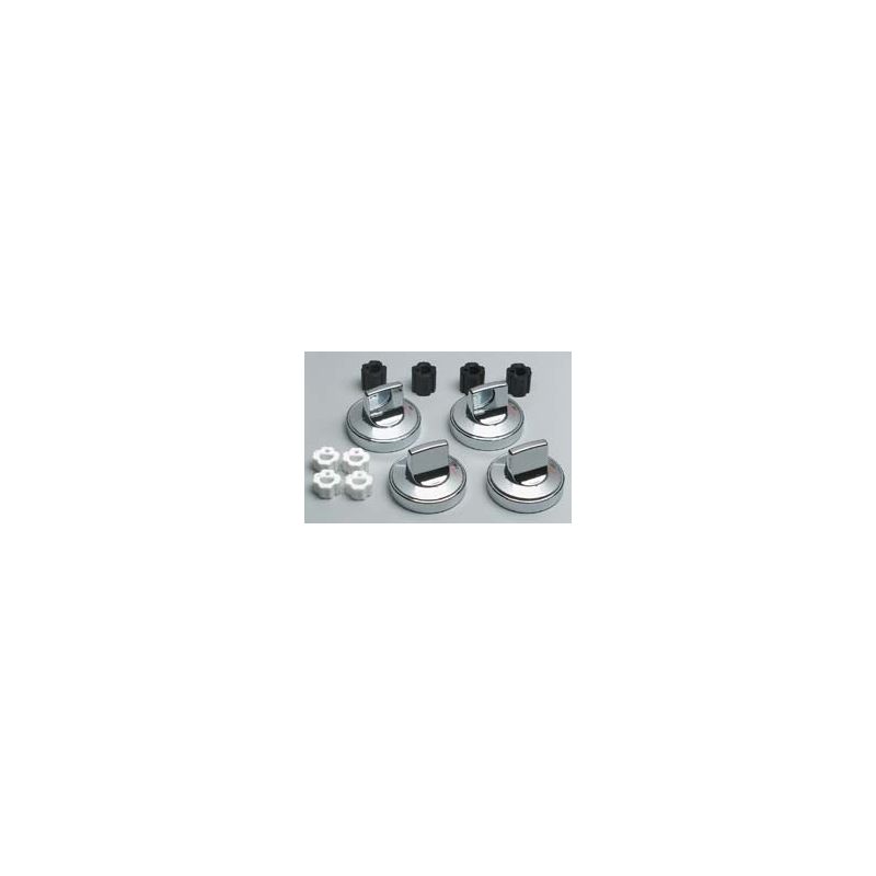 Range Kleen Chrome Colored Replacement Knobs - 8224