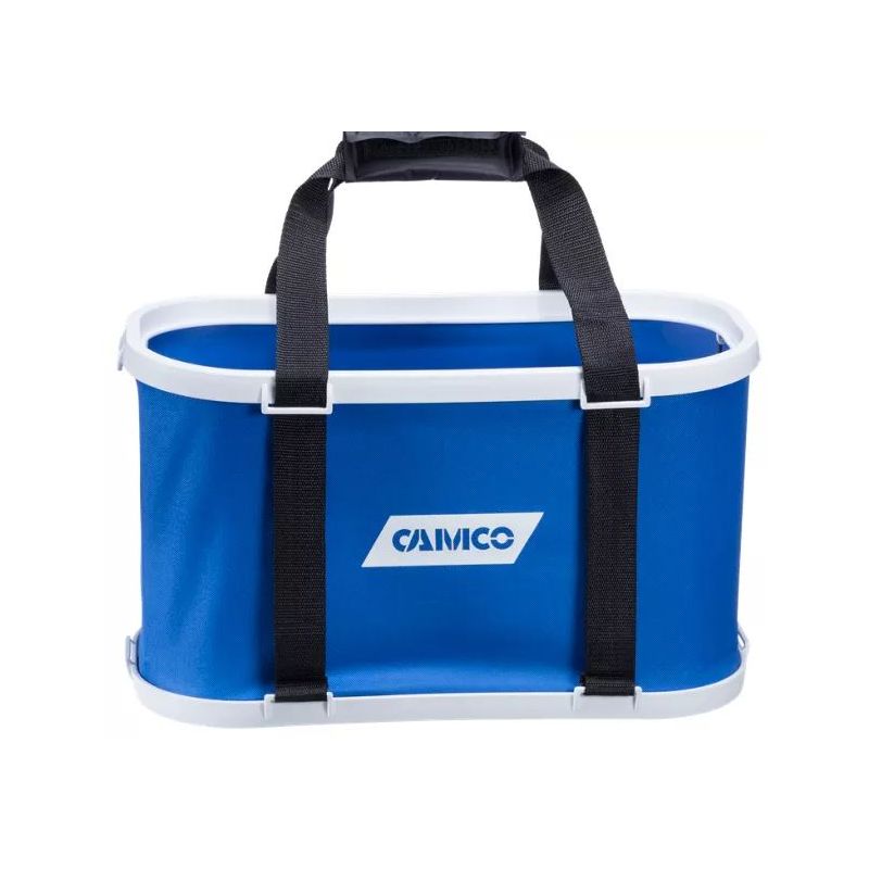 Camco XL Rectangular Collapsible Wash Bucket w/ Storage Bag - 42973