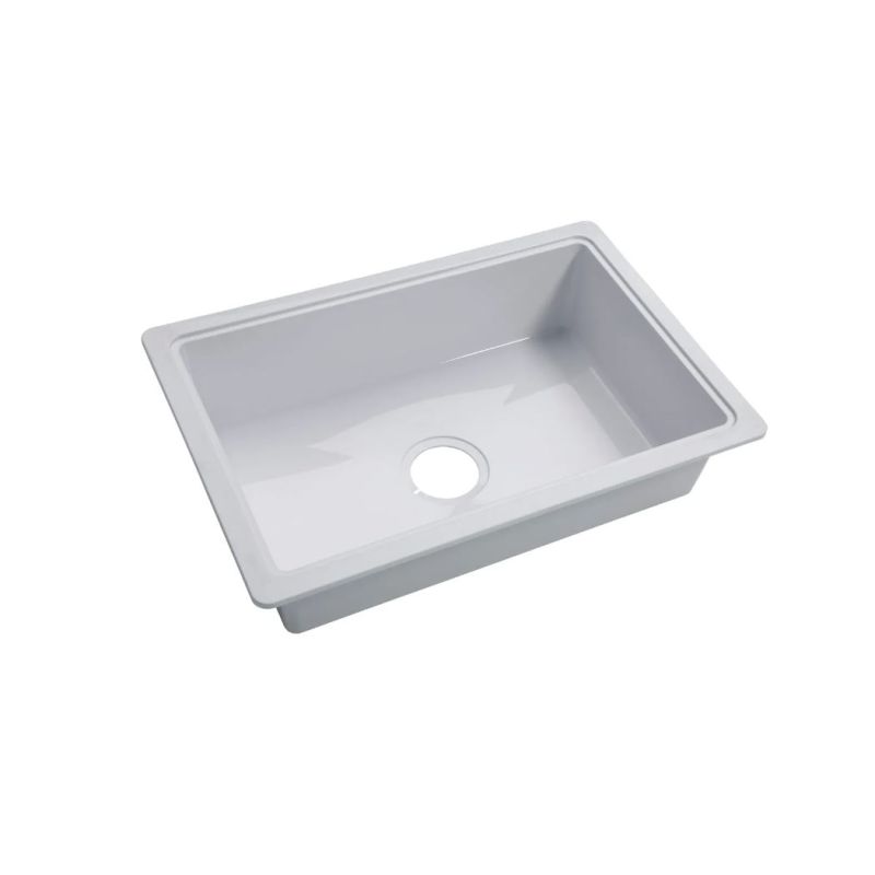 Lippert White 25 x 17 x 6.6 ABS Plastic Kitchen Sink - 809032