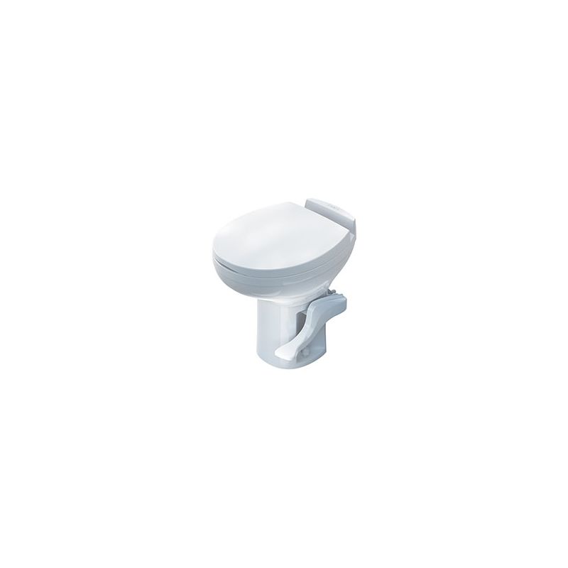 Thetford White Aqua Magic Residence Low Profile Foot Flush Toilet - 42170