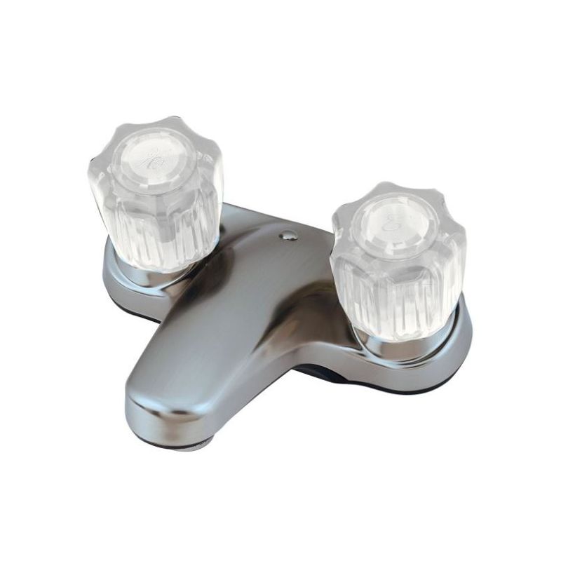 Empire Brass Company Chrome Lavatory Faucet with Clear Knobs - U-YJW77