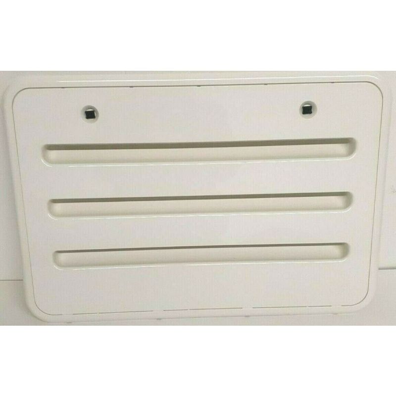 Atwood White Gloss Finish 24 Refrigerator Side Wall Vent - 13001